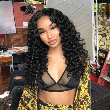 Neobeauty Hair Brazilian Loose Wave Lace Front Wigs 13x4 Human Hair Wigs 250% Density